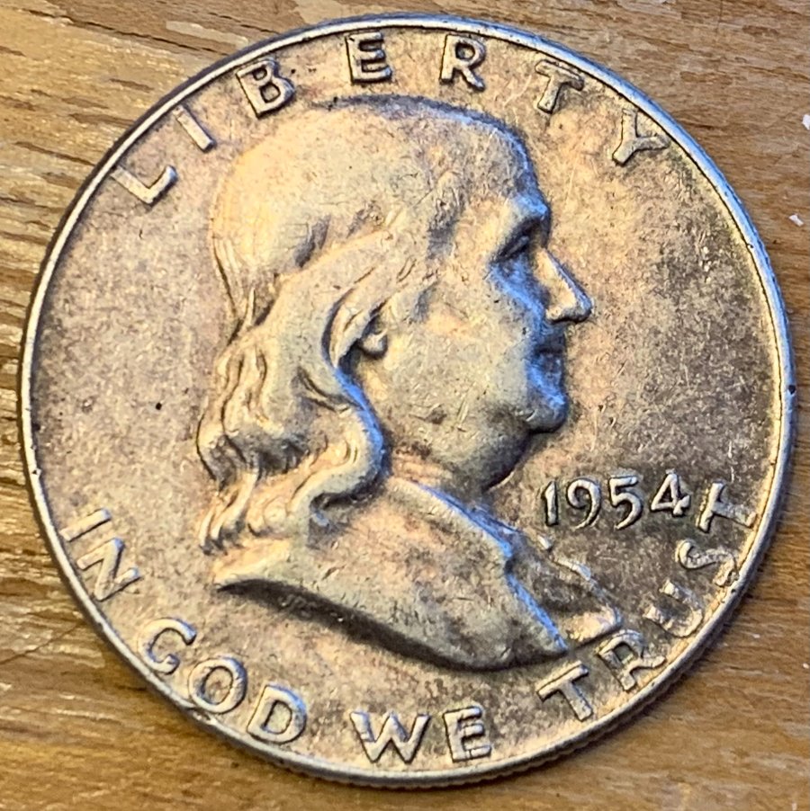 How-Much-Is-A-1954-P-Benjamin-Franklin-Half-Dollar-Worth-In-Fine-Condition?